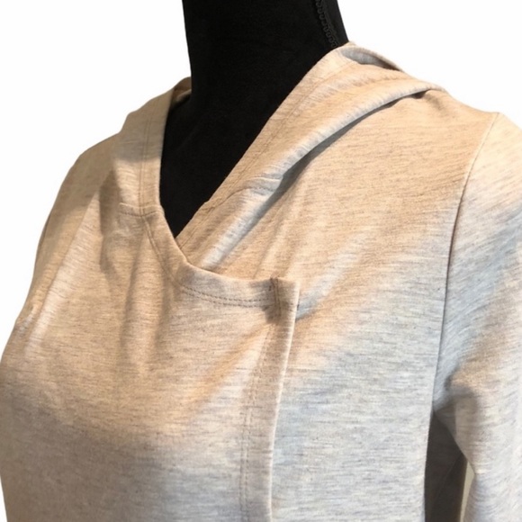 Bass NWOT athleisure wear hooded snap front long sleeve cardigan jacket medium - Picture 3 of 13